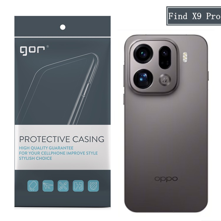 Gor ยืดหยุ่นสําหรับ OPPO ค้นหา X9 Pro X9 X8 Ultra X8 Pro X8 X8S Plus X8S X7 Ultra X6 Pro X7 โปร่งใสป