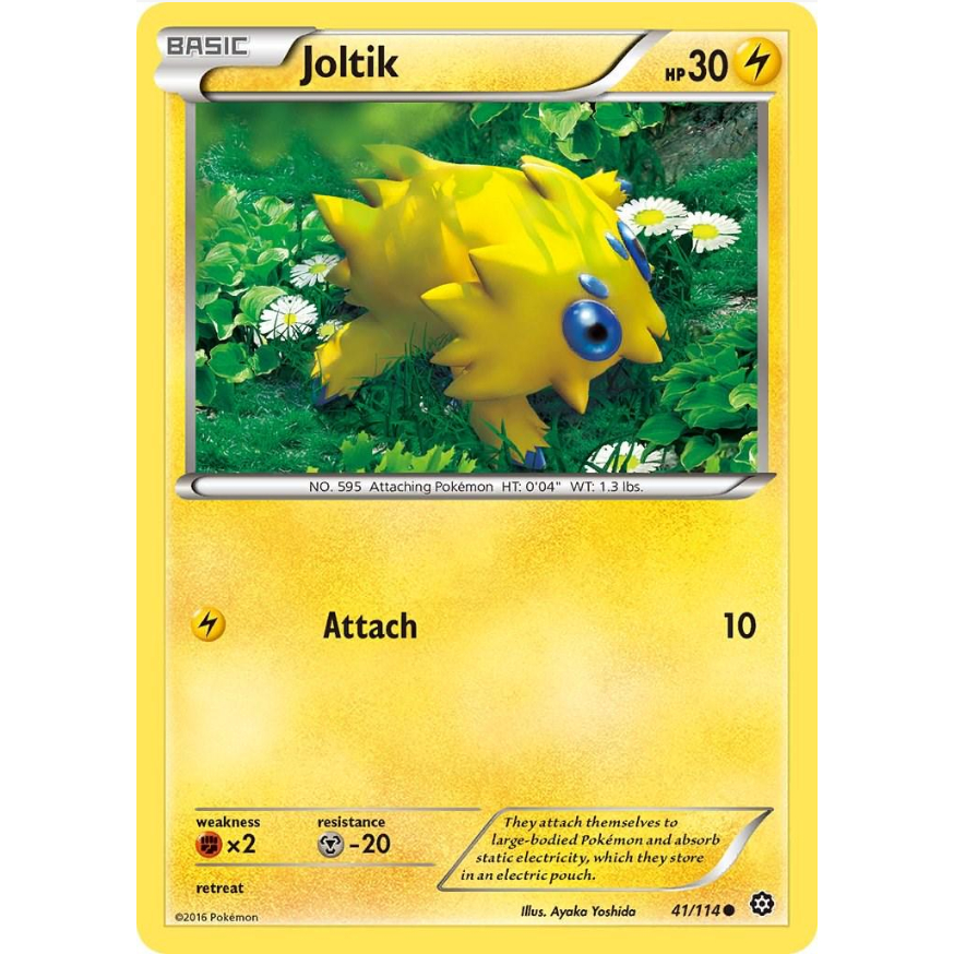 [การ์ดโปเกมอน TCG] Joltik - 41/114 - ทั่วไป