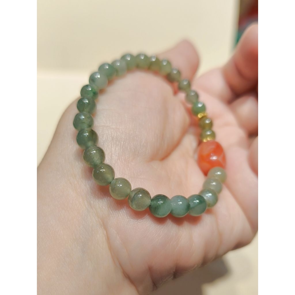 SGN SGN SGN 2602041 สร้อยคอหยกเอธรรมชาติไซงอยสตาร์