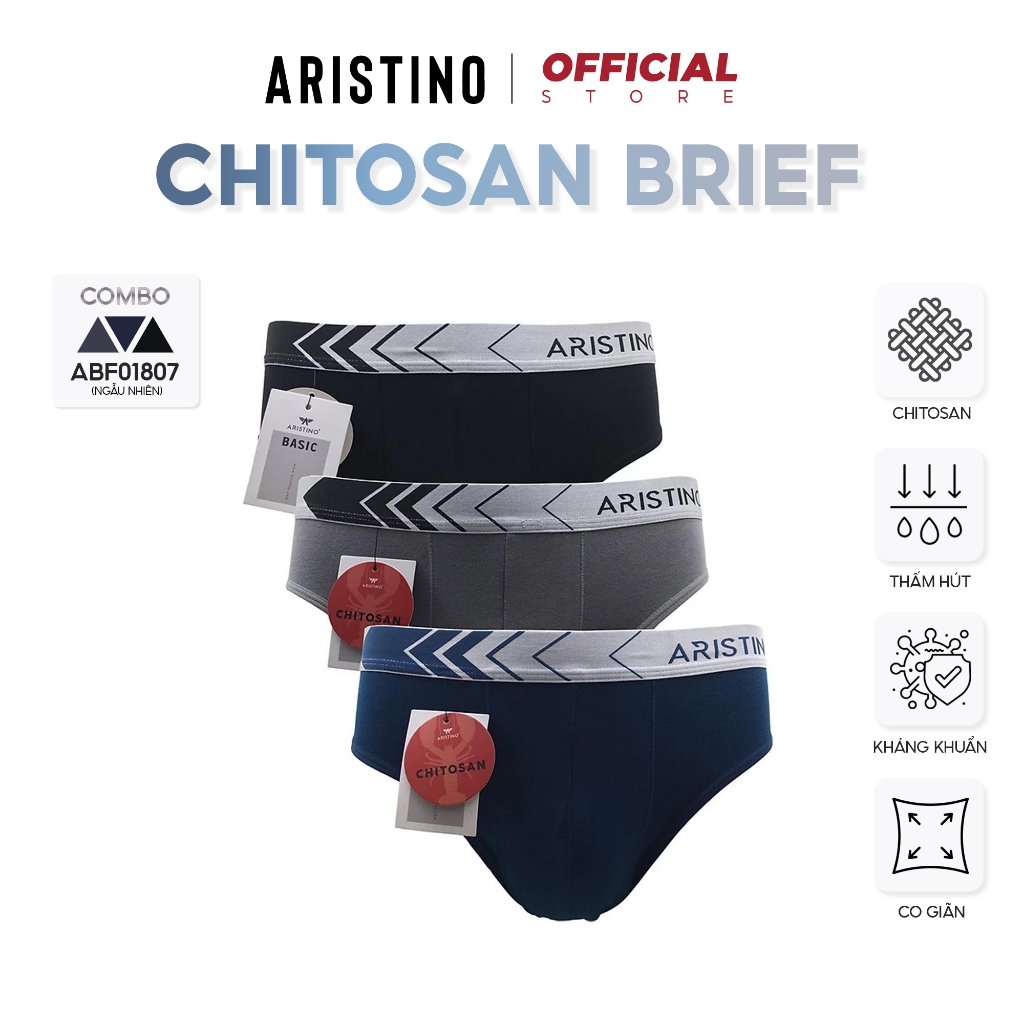 COMBO 3 กางเกงชั้นในชาย ARIS S2 SPORT พร้อมเส้นใย Polyamide และเอวยางยืด FITFOMR 360 ชุดกระชับสัดส่ว