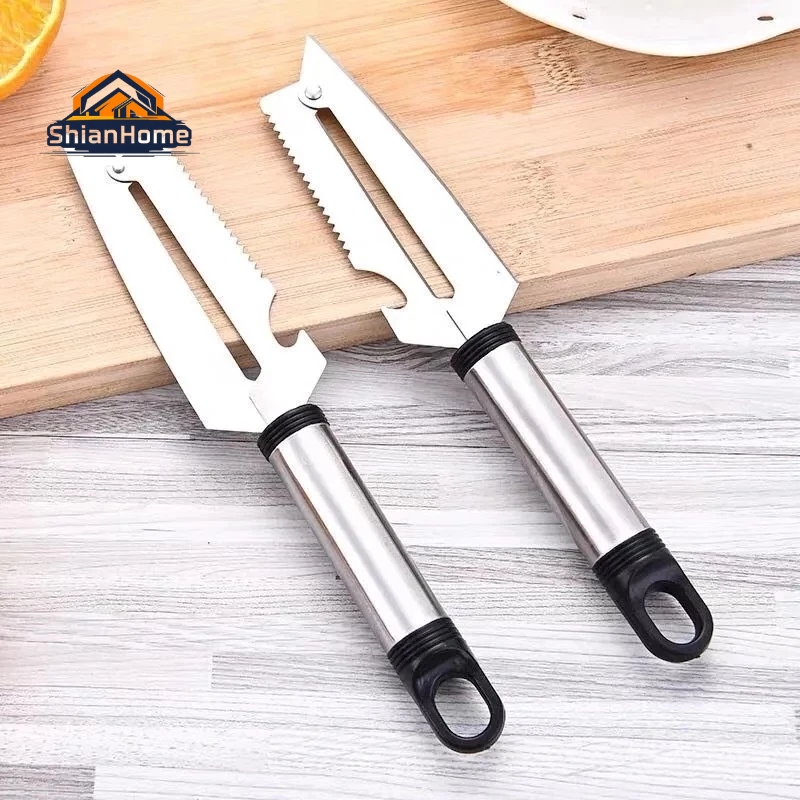 COMBO OF 2 (5 IN 1 Stainless Steel Blade Planer) กบไสสแตนเลสปลายสีดําคุณภาพสูง T6V0 N