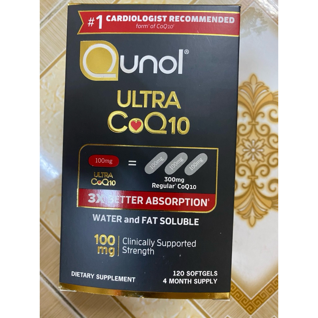 กล่องดํา qunol coq10 120 Usa