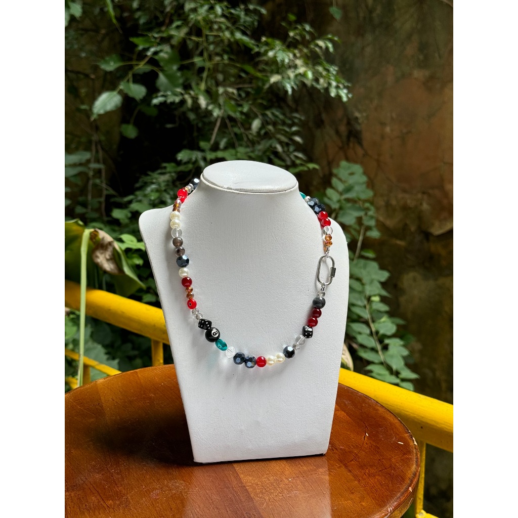 สร้อยคอลูกปัดหิน by Cho Vui Craft