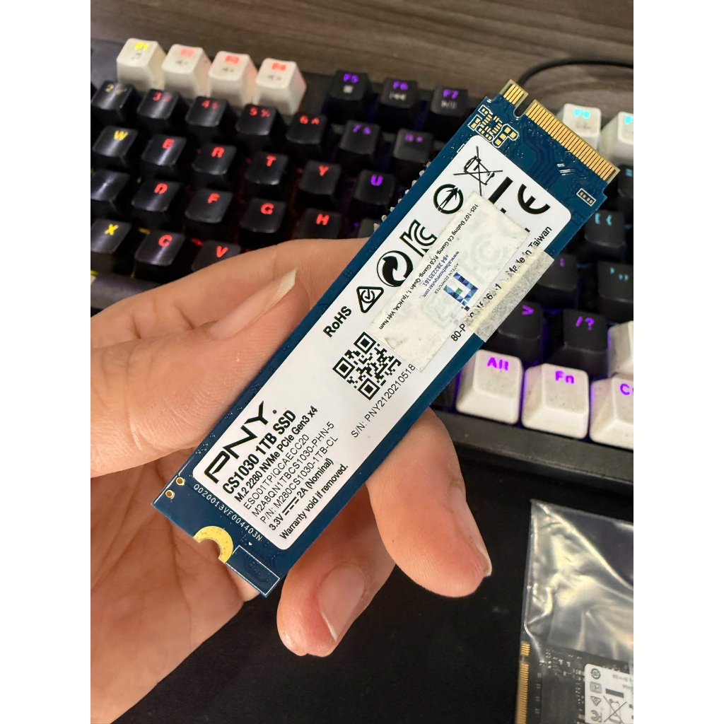 ฮาร์ดไดรฟ์ PNY SSD | ไมครอน ไมครอน | Samsung 1TB M.2 2280 NVMe PNY สุขภาพ 9X%