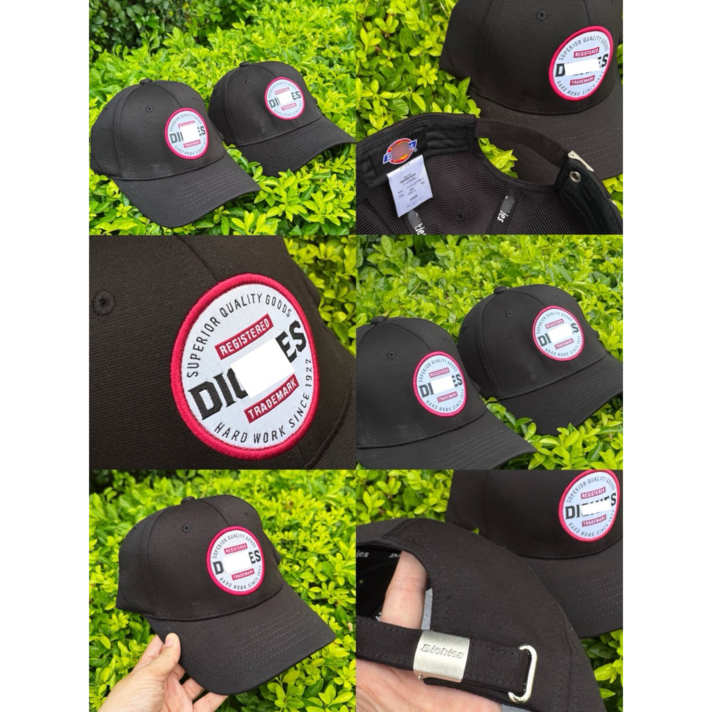 D1 Trade Mark หมวกโลโก้ทรงกลม / โลโก้ D1 4u - STREETWEAR STYLE - Soft Form Full Stamp - Unisex Men a