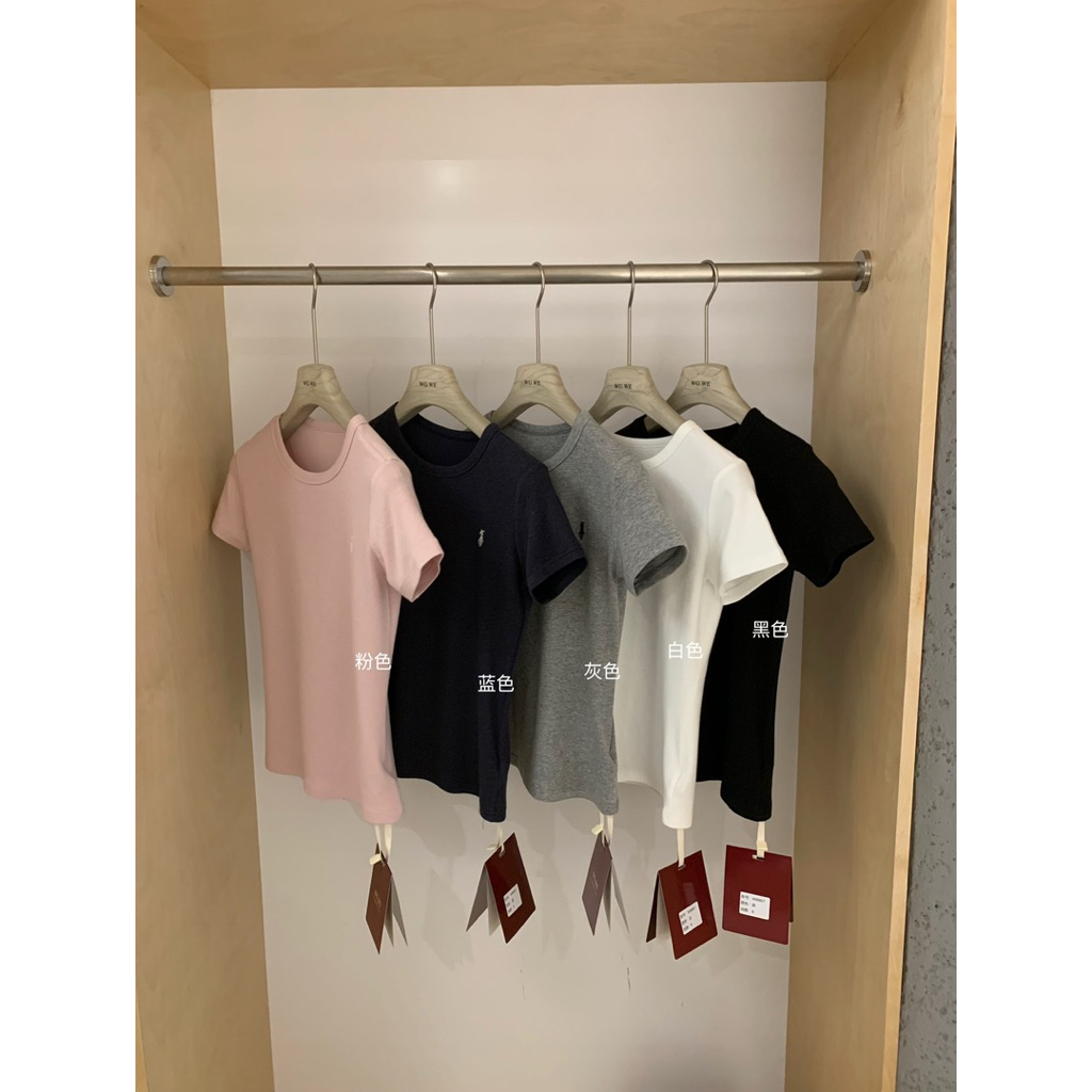 8867 WGWE เสื้อยืดปักม้าขนาดกลาง Wgwe