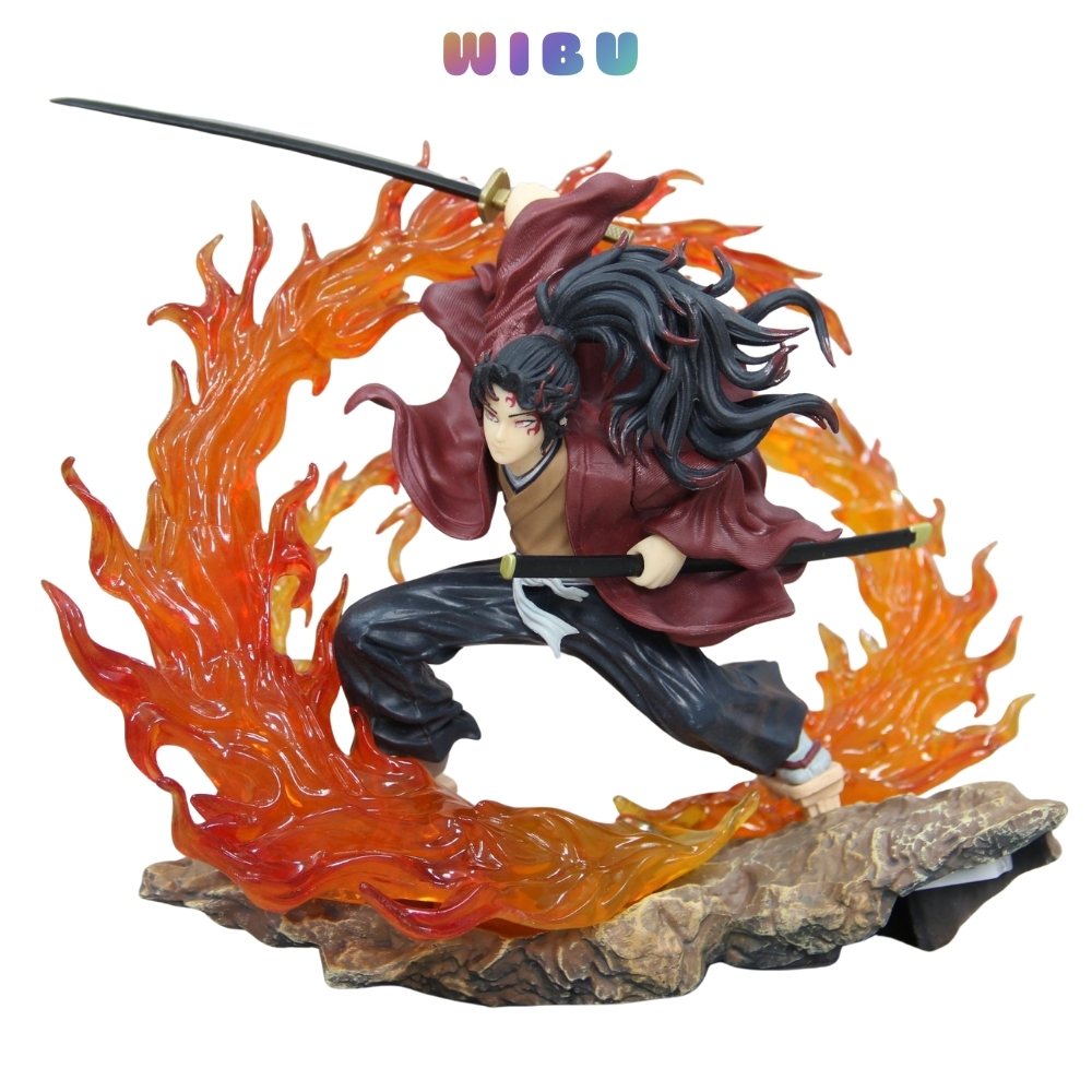 Yoriichi Kimetsu No Yaiba รุ่นสูง 30 ซม. พร้อม Led Super Cool Fighting Figure กล่องสีเต็มกล่อง - WiB