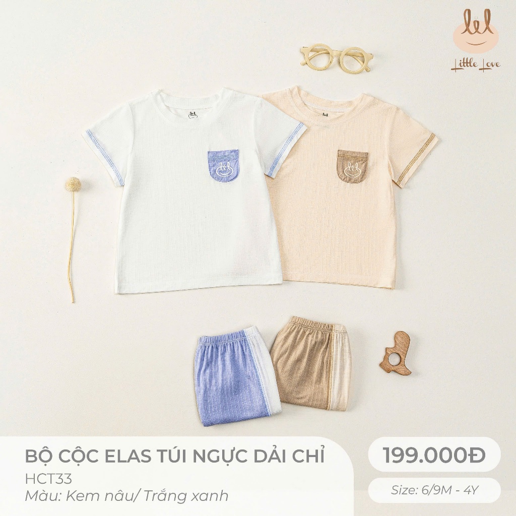 LITTLE LOVE ELAS BREAST POCKET SET