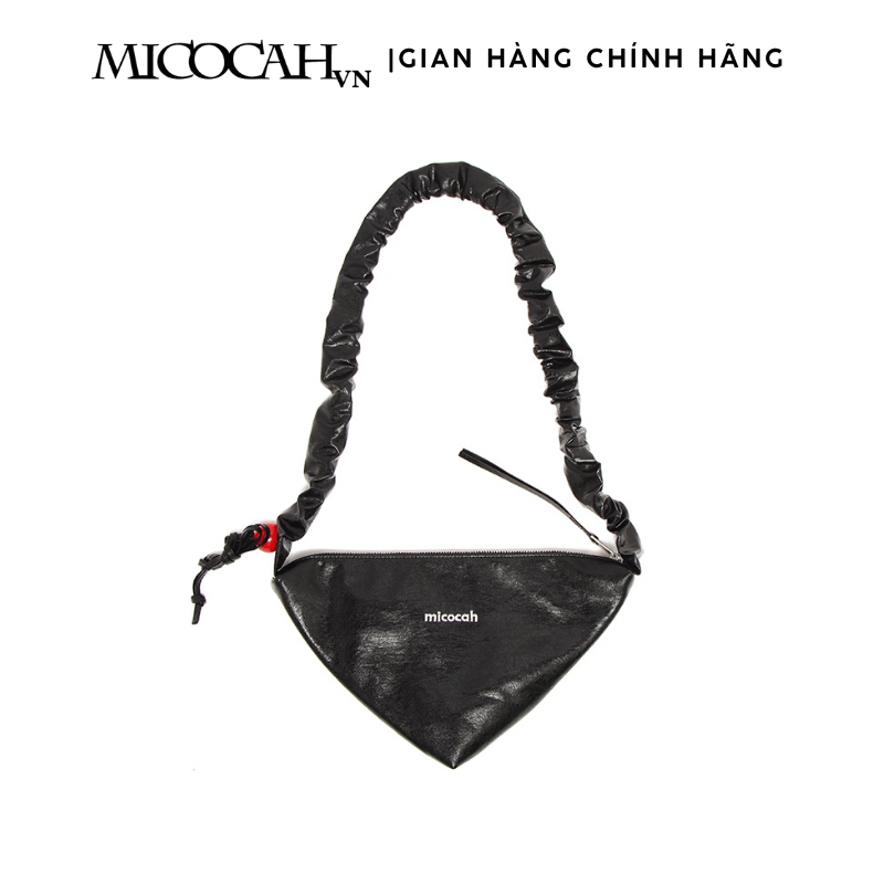 กระเป๋าผู้หญิง MICOCAH Alaia ของแท้ ทรงสามเหลี่ยมสุดน่ารัก พร้อมสายยางยืด M665