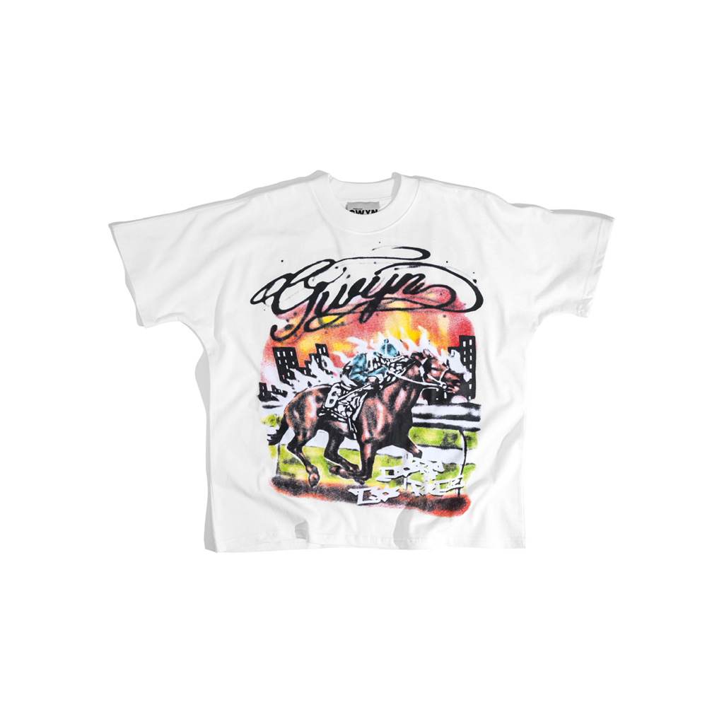 GWYN URBAN COWBOY T-SHIRT เสื้อยืดแขนสั้นสําหรับผู้ชายและผู้หญิง