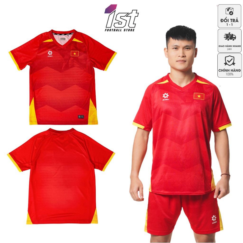 เสื้อฟุตบอลทีมเวียดนาม 2025 (เวอร์ชั่นพัดลม) ของแท้ Jogarbola