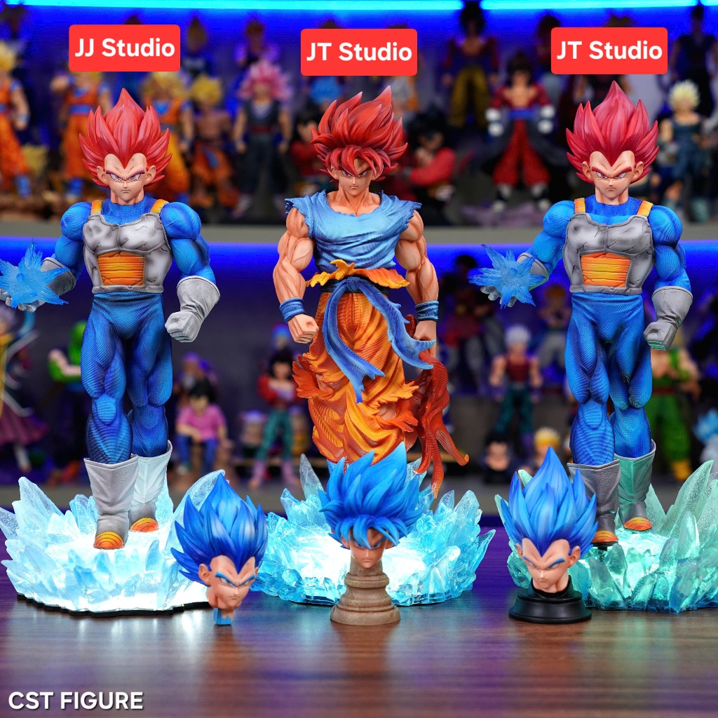 Goku Model &Vegeta Blue / Gold – JT Studio & JG Studio | สูง33ซม