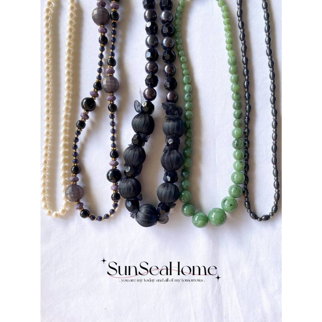 Update 02/05_สร้อยคอลูกปัด สร้อยคอมุก si Diary วินเทจโมริ boho fairy y2k 2hand มือสอง