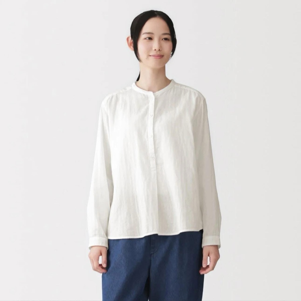 [Auh mujjii] เสื้อคอเต่าผ้าฝ้ายออร์แกนิก นุ่น japan Kira