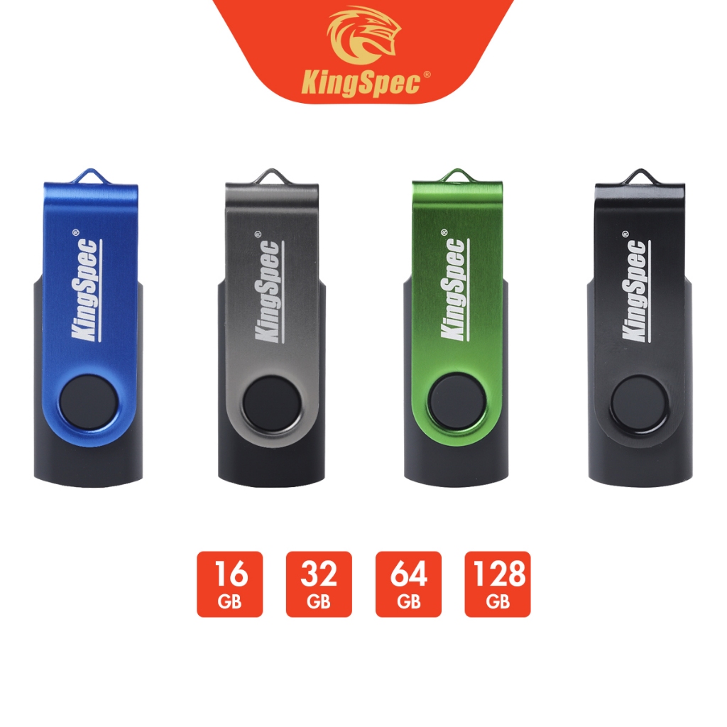 KingSpec / KIOXIA USB 2.0 ข้อมูลพกพา USB [ USB - KS / U202 ] - สินค้าของแท้