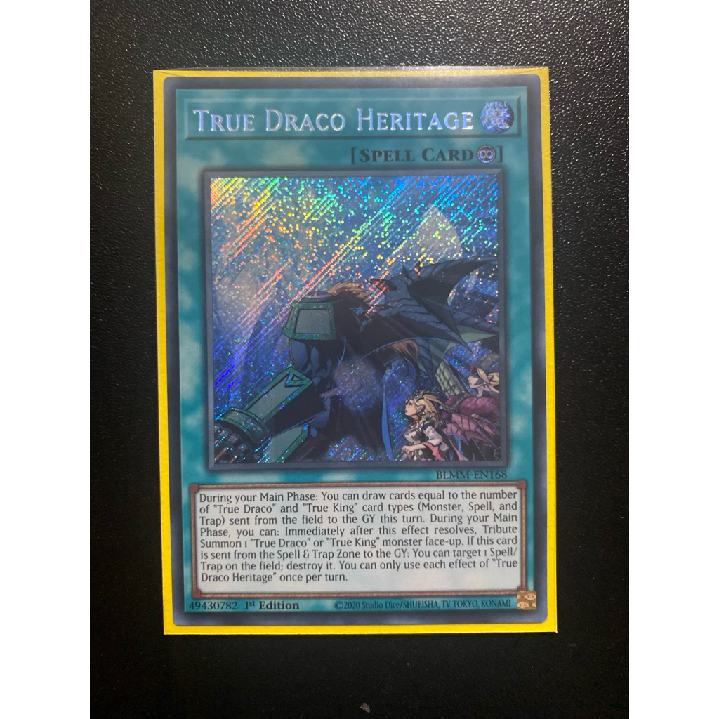 True Draco Heritage - Secret TCG UK - BLMM-EN168