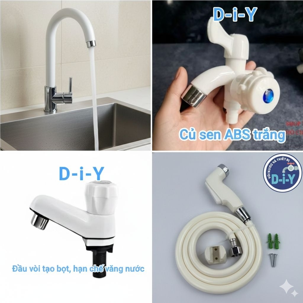 LAVABO FAUCET / SHOWER / FAUCET / FAUCET สีขาว (REN 21)