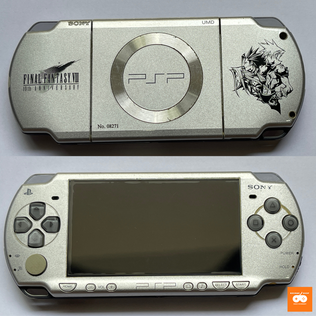PSP 2000 Final Fantasy FF7 10th Anniversary Limited Edition เกมคอนโซล