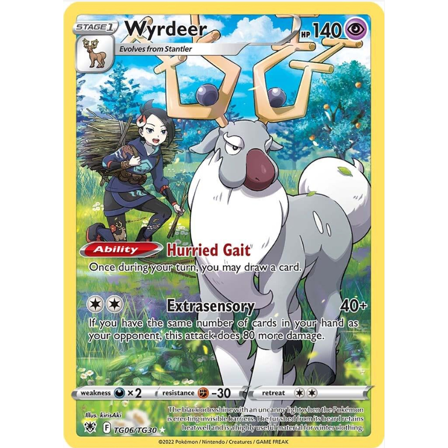 [การ์ดโปเกมอน TCG] Wyrdeer - TG06/TG30 - Holo Rare