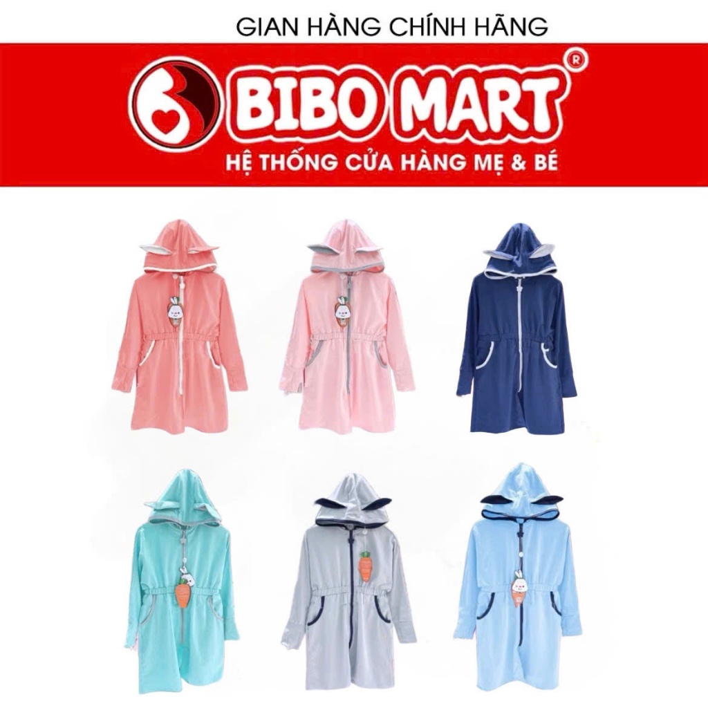 เสื้อกันแดดเต็มตัว (AK03) RABBIT EARS สําหรับเด็กตั้งแต่ผ้าระบายอากาศ Diamond 10-27kg