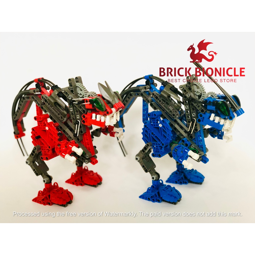 VINTAGE BIONICLE - BIONICLE TOYS - 8558 Cahdok และ Gahdok ไม่มีกล่อง