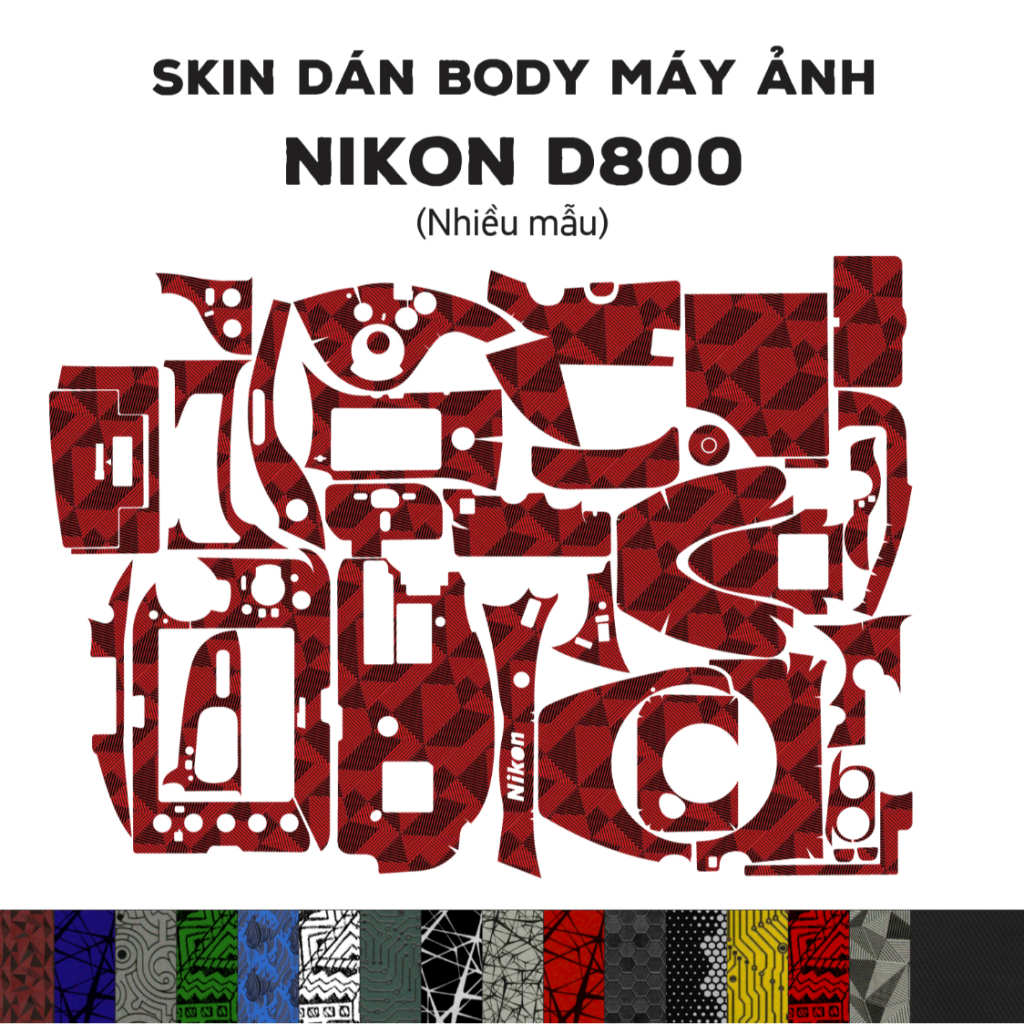 3M Skin สําหรับ Nikon D800 (หลายรุ่น) | ฟิล์มกันรอยสําหรับตัว Nikon D800