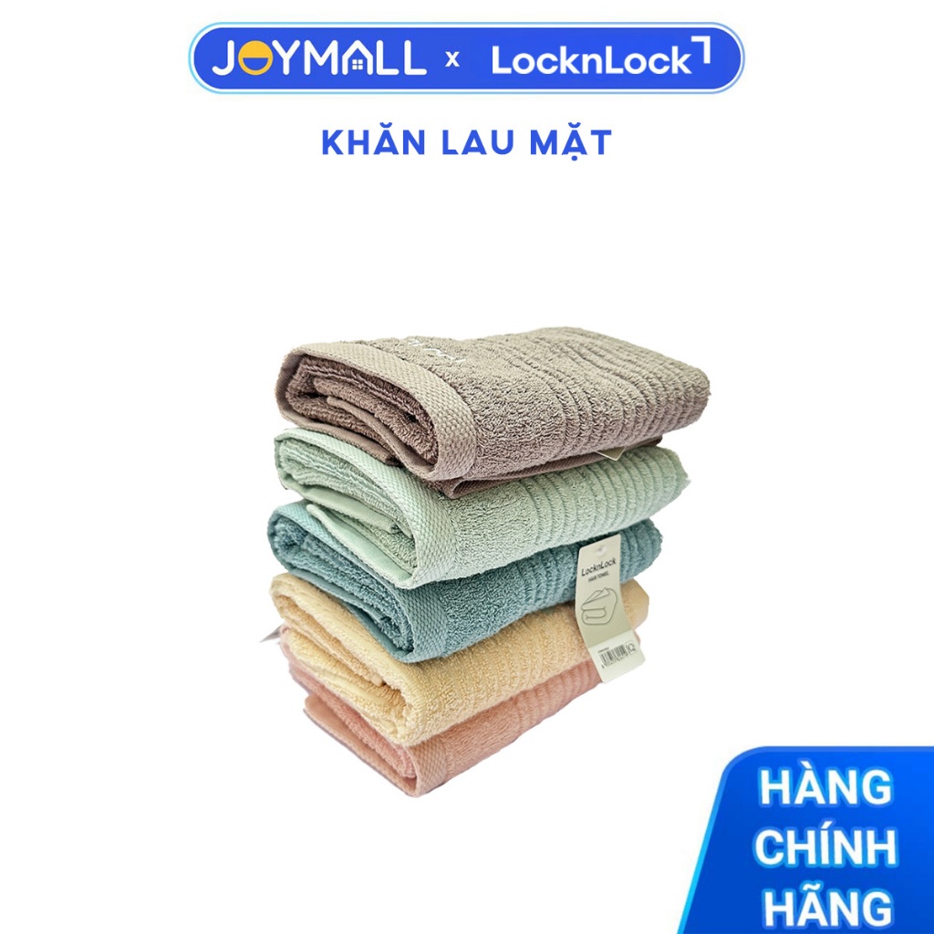 LocknLock ETM001 ผ้าเช็ดหน้าและผม สินค้าแท้ หลากสี ผ้าคอตตอน – JoyMall