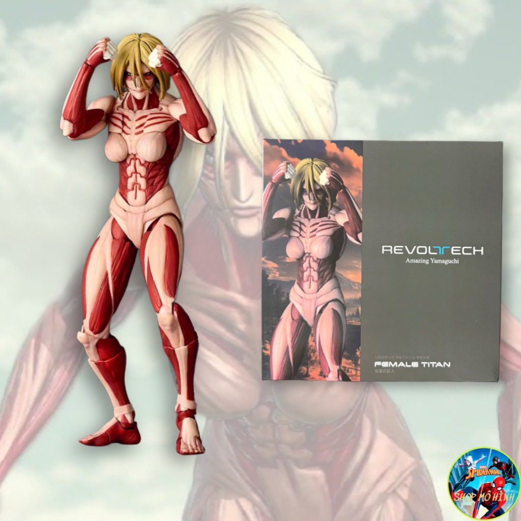 Female Titan Revoltech (Titan Female) Attack On Titan Action Figure 1/12