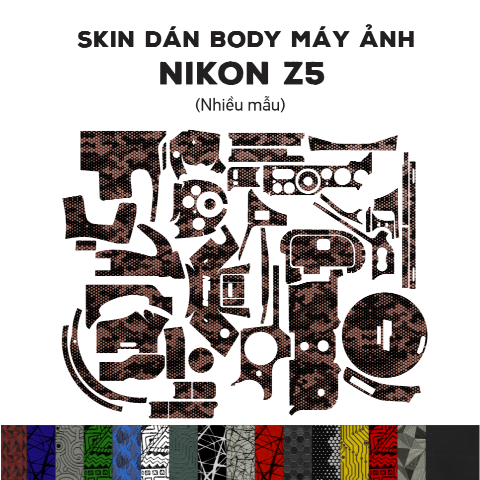 3M Skin สําหรับ Nikon Z5 (หลายรุ่น) | ฟิล์มกันรอยสําหรับตัว Nikon Z5