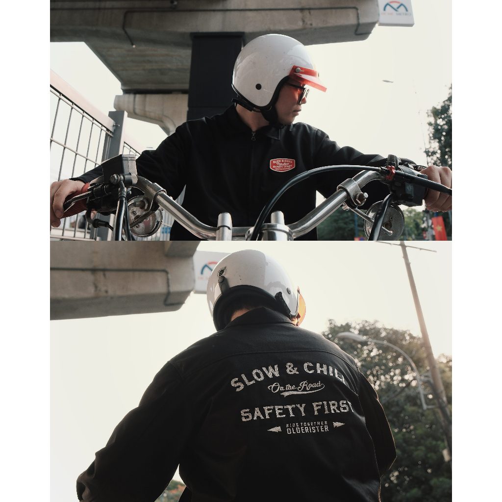 Slow Ride Khaki Jacket LOT.002 I 2 ชั้น - Olderister