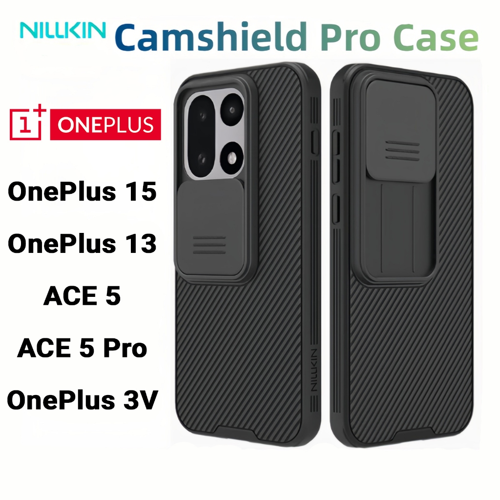 เคส Nillkin Camshield Pro OnePlus 15 / 13 / Ace 5 / Ace 5 Pro / 13R / Oneplus Ace 3V กันกระแทก ป้องก