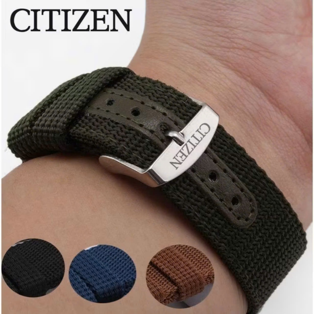 [ PREMIUM ] สายนาฬิกา CITIZEN nato, สายนาฬิกาผ้าใบโลโก้ CITIZEN WITH BAND REPLACEMENT TOOLS