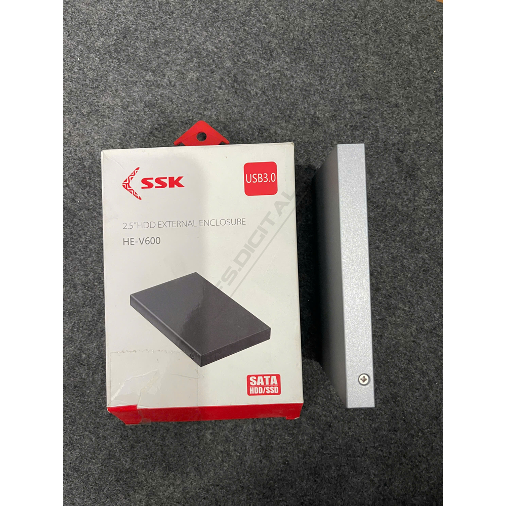 กล่องใส่ HDD แบบพกพา / รวมฮาร์ดไดรฟ์ 500 กรัม / กล่องใหม่