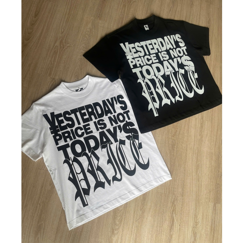 3rd Floor Not Todays Price Shirt - 280 gsm Boxy Form Street Style Round Neck Short Sleeves Flatterin