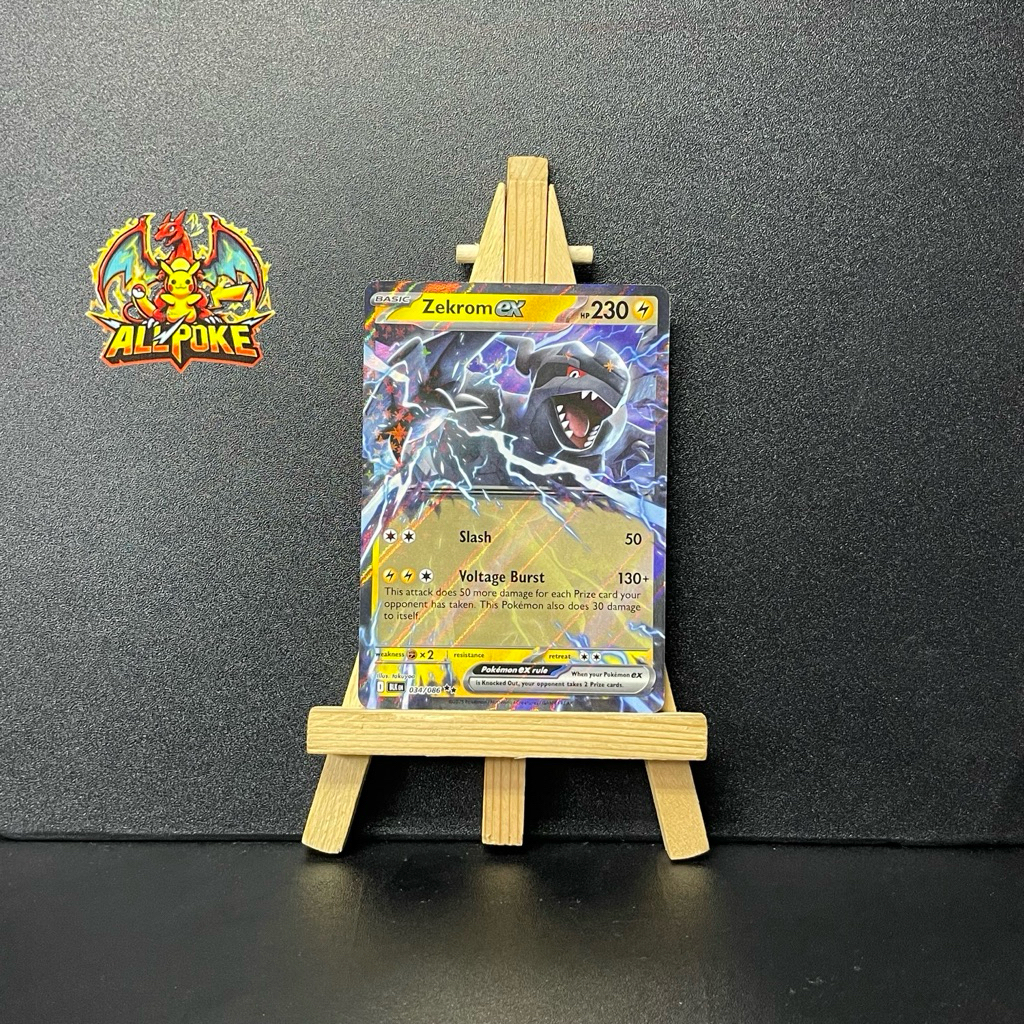 การ์ด [ Pokemon TCG ] Zekrom ex 034/086 -M-NM