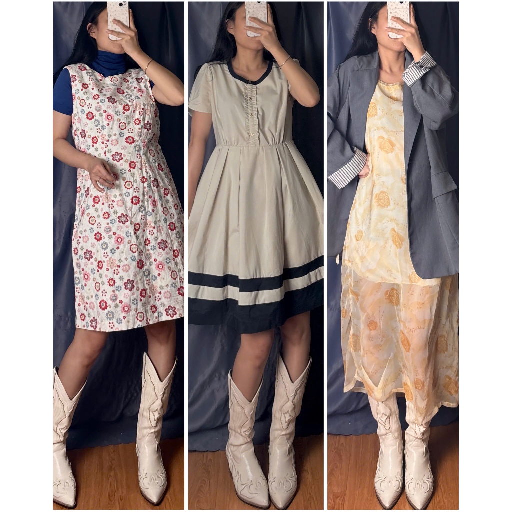 ชุดเดรสวินเทจ [ins: april6_clothing]