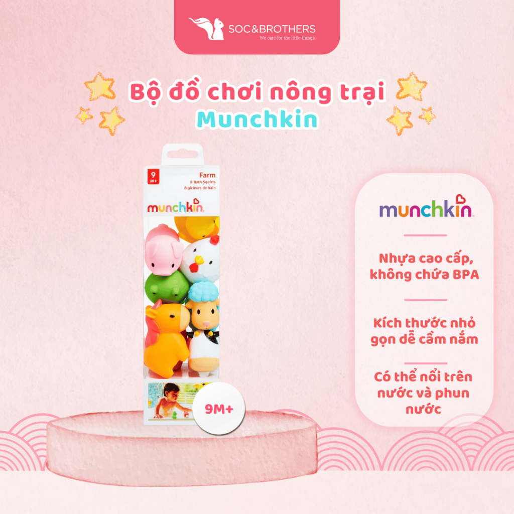 ชุด 8 Munchkin Farm Creatures - Soc&Brothers