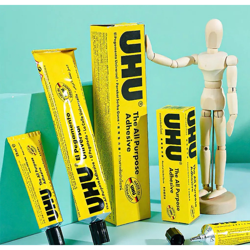 UHU กาวอเนกประสงค์อเนกประสงค์อเนกประสงค์ 20g/ml – กาวหัตถกรรมโปร่งใส แห้งเร็ว