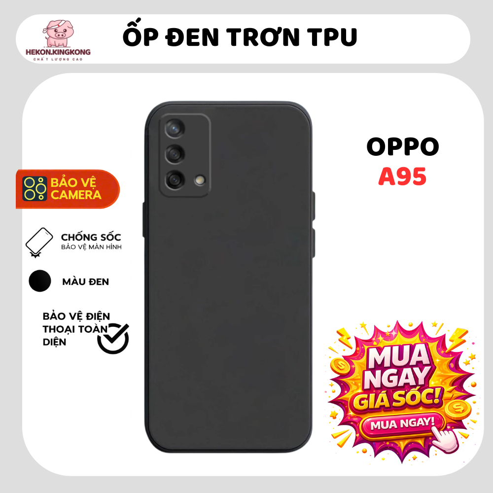เคส OPPO A95 TPU ป้องกันกล้อง-HEKON