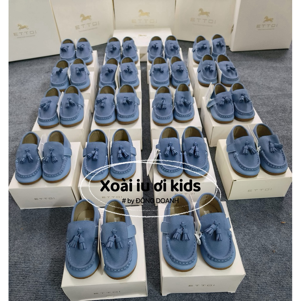 [พร้อมส่ง - ของแท้] SUPER LOVELY BLUE ETTOI PRINCESS SHOES - MANGO IU KIDS
