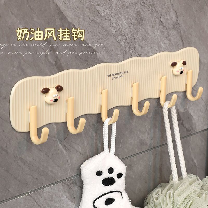 Gromit ตะขอติดผนังสุนัขหูยาวมัลติฟังก์ชั่น Heavy Duty ไม่มีเจาะผนัง JT023