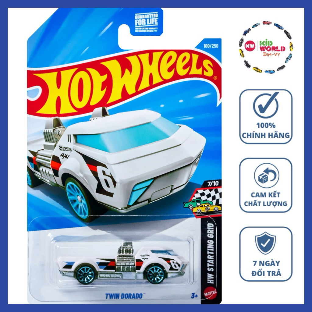 Hot Wheels basic Twin Dorado JJJ61 รถโมเดล