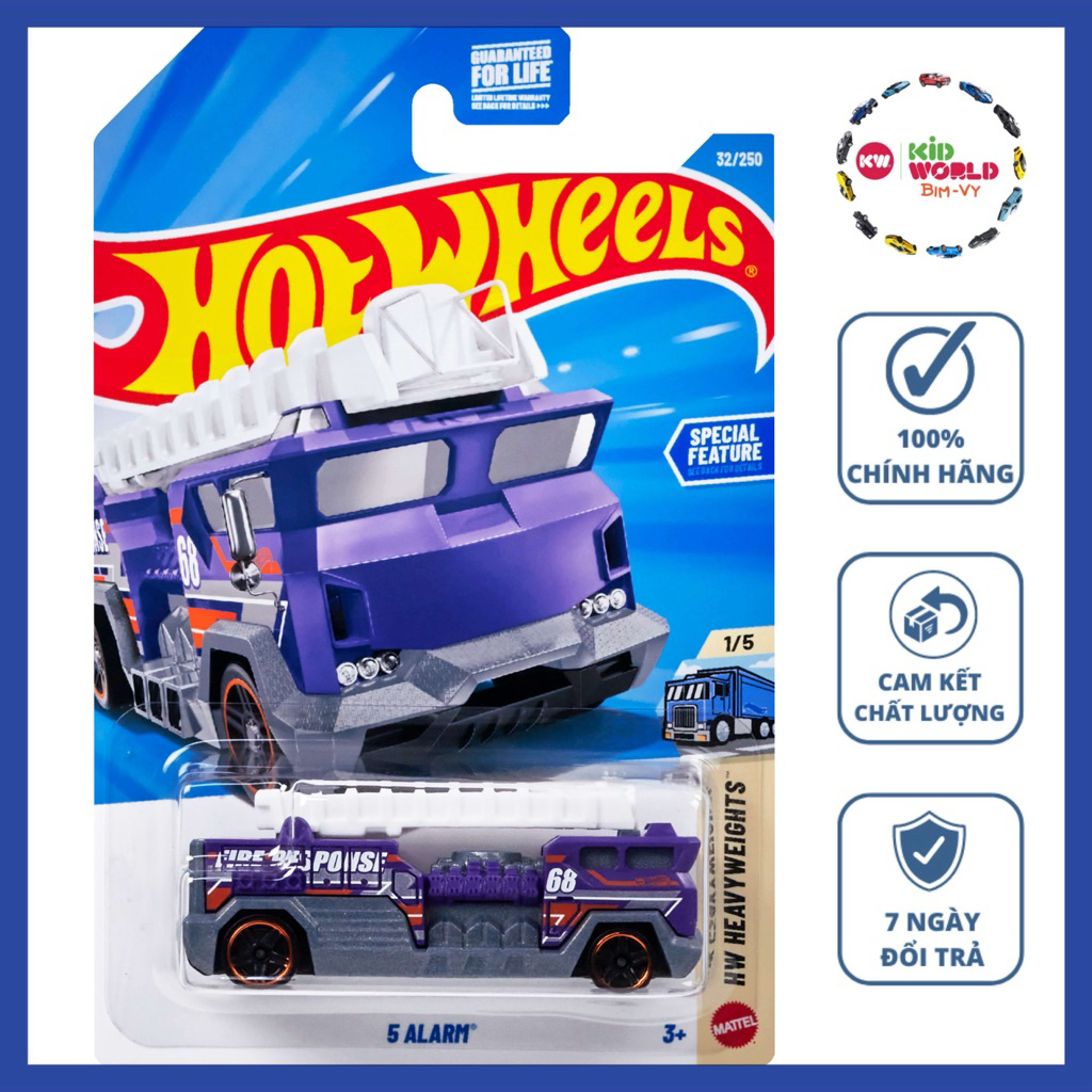 Hot Wheels basic Firefighter 5 Alarm JJJ03.