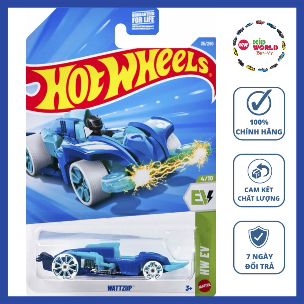 Hot Wheels รถโมเดล Wattzup JJJ06 พื้นฐาน