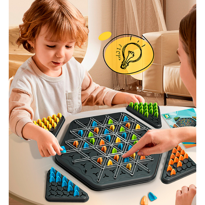 GEOMETRY CHAIN TRIANGLE CHESS ของเล่น