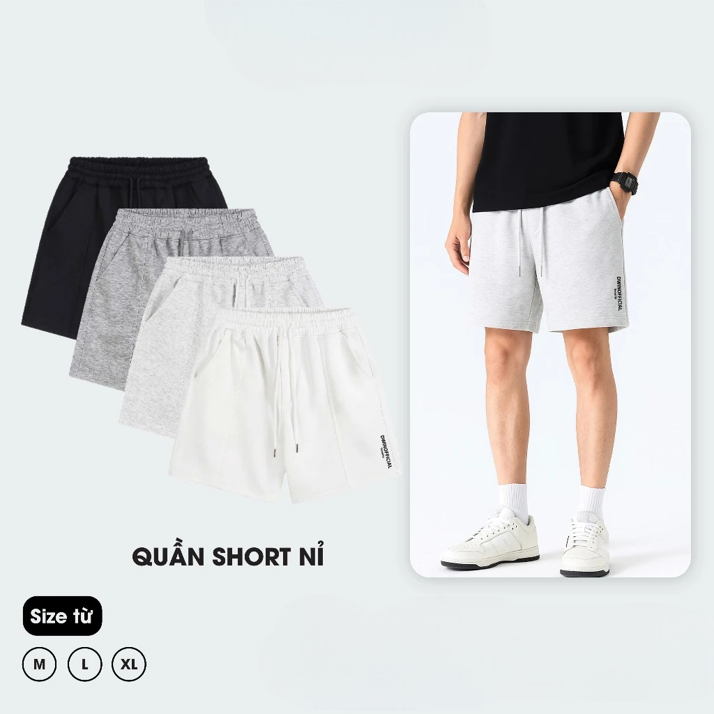 [Painn] DWIN Serenity กางเกงขาสั้นพื้นฐาน unisex สําหรับผู้ชายและผู้หญิงต้นขาแบรนด์ท้องถิ่นทําจากผ้า