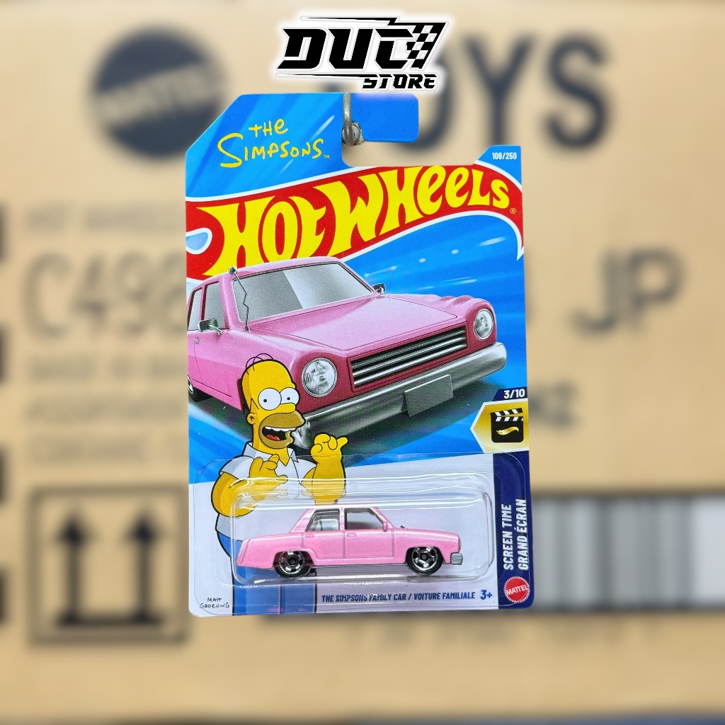 Ducstore รถโมเดล JJ68 Hot Wheels The Simpsons Family Car - เคส E พื้นฐาน 2026