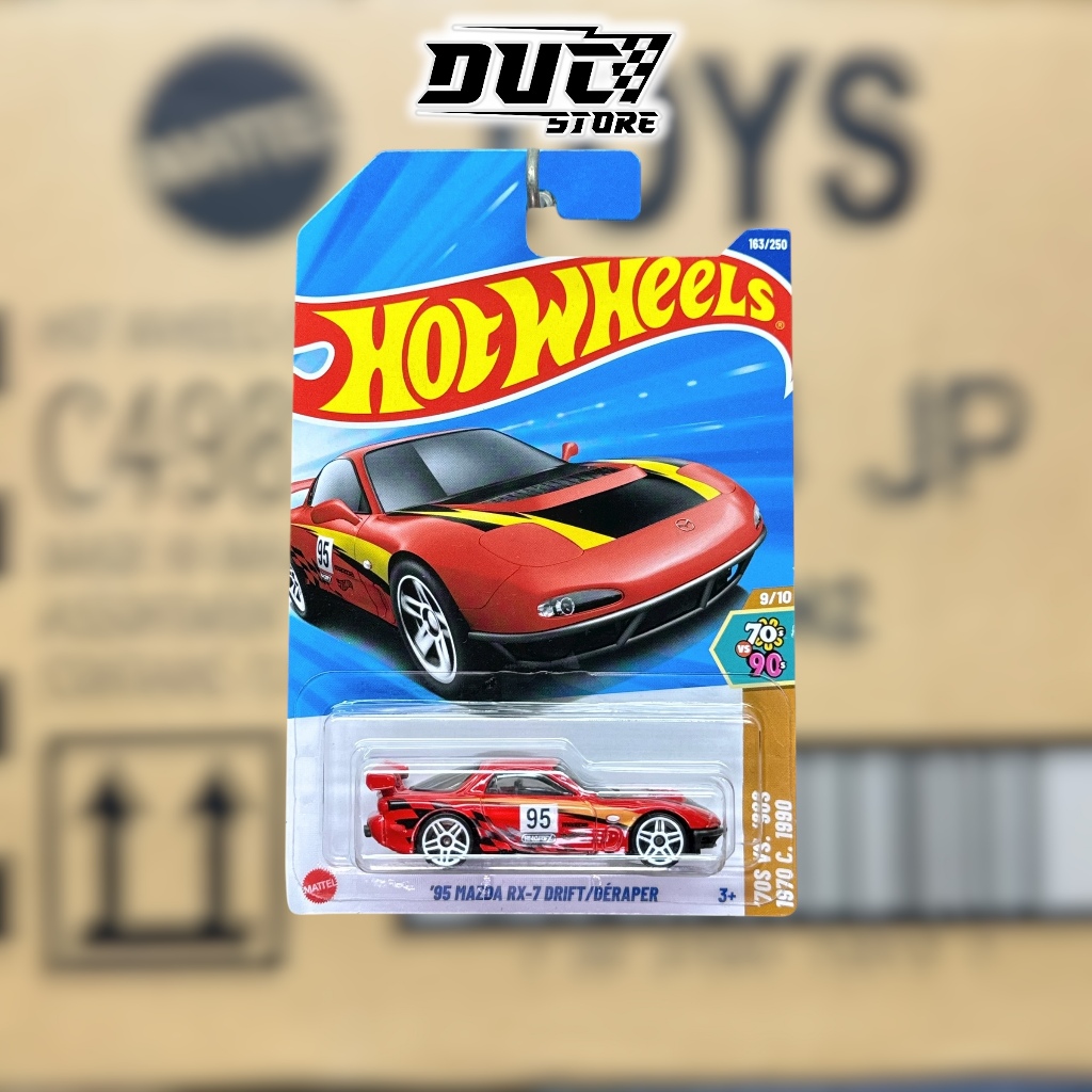 Ducstore JBB57 Hot Wheels 95 Mazda RX-7 Drift รถโมเดล