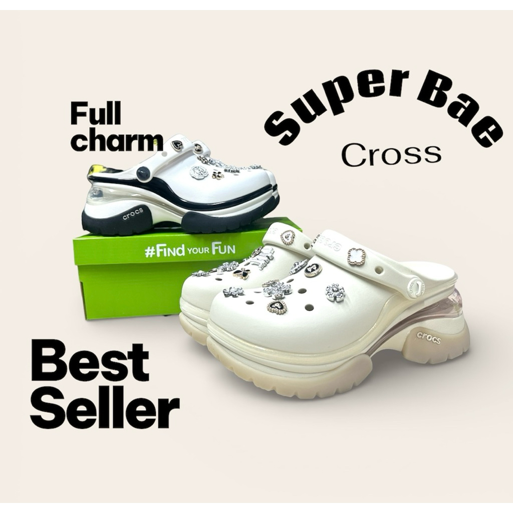 รองเท้าแตะ CROSS SUPER BAE – โซลสูง 8 ซม