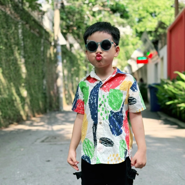 เสื้อ UNISEX สําหรับเด็กผู้ชายและเด็กผู้หญิง, GOING OUT, GOING TO SCHOOL, PARTY, เทรนด์ร้อน, BEAUTIF